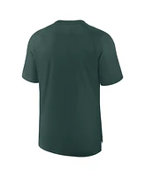 Nike Men's Green Athletics Authentic Collection Pregame Raglan Performance T-Shirt