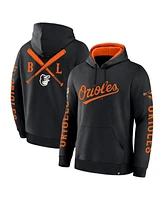 Fanatics Men's Black Baltimore Orioles Big City Legacy Fleece Pullover Hoodie
