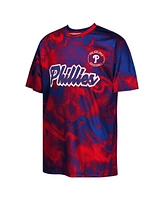 Outerstuff Big Boys and Girls Red/Royal Philadelphia Phillies Pinch Hitter T-Shirt