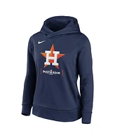 Nike Women's Navy Houston Astros 2024 Mlb Postseason Authentic Collection Therma Pullover Hoodie