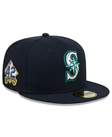 New Era Men's Navy Seattle Mariners 2025 Jackie Robinson Day 59FIFTY Fitted Hat