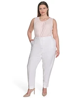 Calvin Klein Plus Mid Straight-Leg Pants