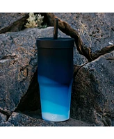 Straw Tumbler 32oz: 2 pk - Moon Beam