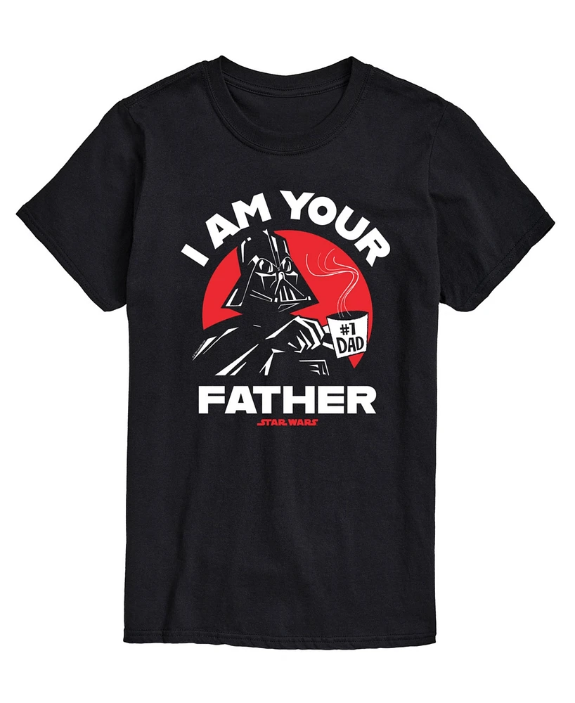 Airwaves Men's Star Wars I Am Your Father Short Sleeve T-Shirt