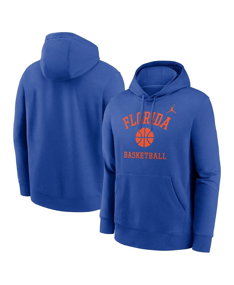Jordan Men's Royal Florida Gators Basketball Arch Pullover Hoodie
