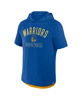 Fanatics Men's Deep Royal Golden State Warriors Pass Legend Hooded T-Shirt