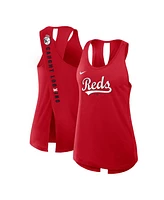 Nike Women's Red Cincinnati Reds Crisscross Performance Tank Top