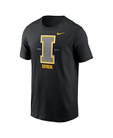 Nike Men's Black Iowa Hawkeyes Campus Local T-Shirt