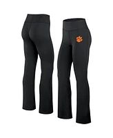 Fanatics Women's Black Clemson Tigers Training Camp Maxed Out Flare Leggings