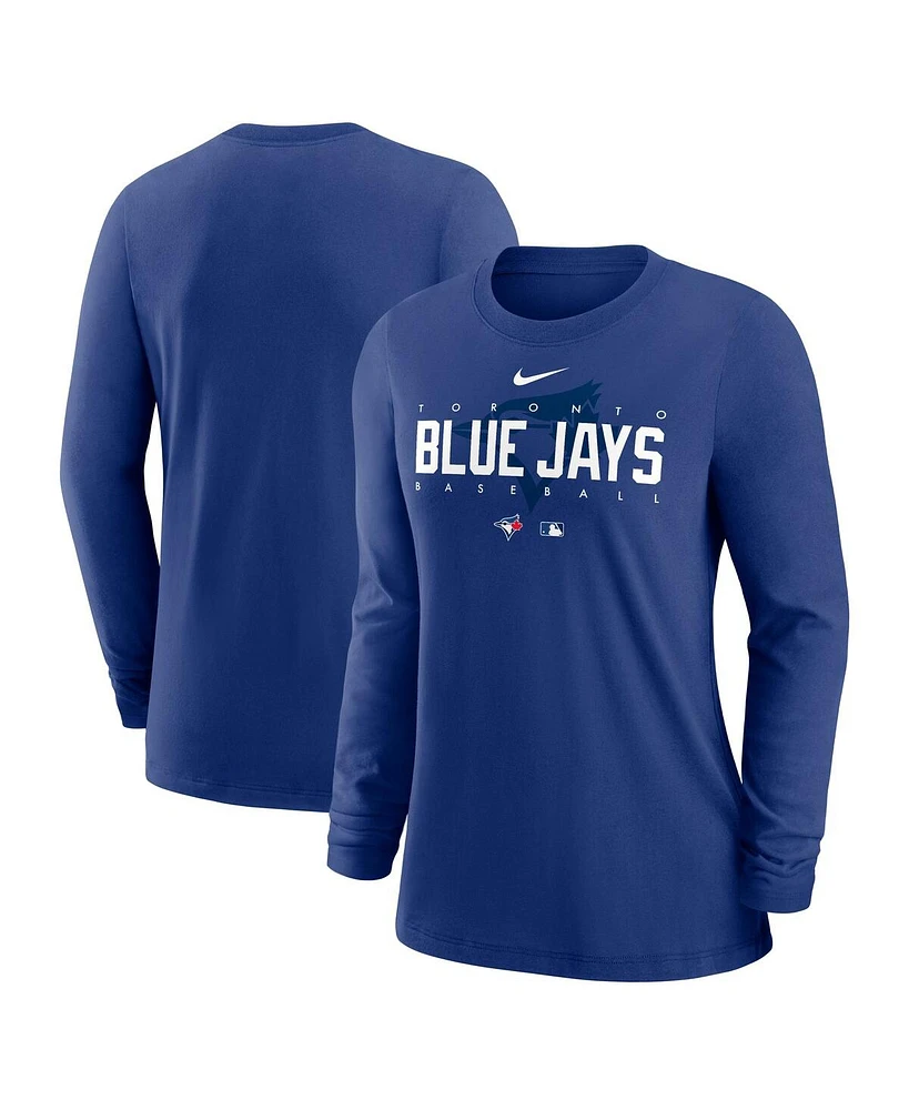 Nike Women's Royal Toronto Blue Jays Authentic Collection Legend Performance Long Sleeve T-Shirt