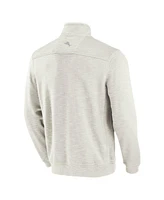 Tommy Bahama Men's Cream Baltimore Orioles Sport Tobago Bay Tri-Blend Half-Zip Sweatshirt