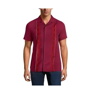 KingSize Big & Tall Short Sleeve Embroidered Island Shirt