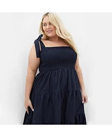 City Chic Plus Haven Midi Dress