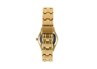 Peugeot Womens Round Gold Luxury Status Swarovski Crystal Bracelet Watch