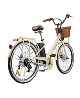 Nakto City Electric Bicycle Classic 26 Inch Pre Sale Stylish Design Efficient Performance Perfect for City and Leisure Riding