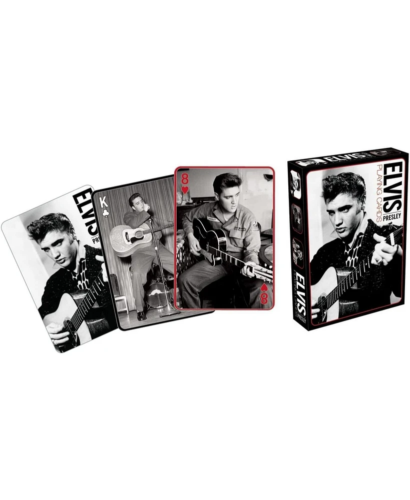 Elvis Presley Black & White Playing Cards | 52 Card Deck + 2 Jokers