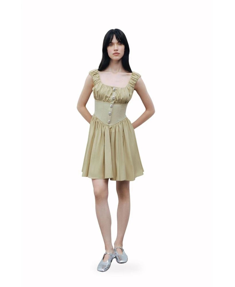 Nocturne Women's Corset Look Mini Dress