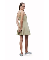 Nocturne Women's Pleated Mini Dress