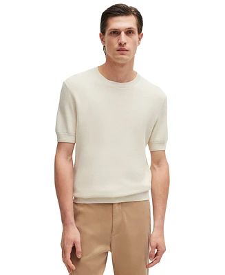 Boss by Hugo Men's Regular-Fit Short Sleeved Sweater