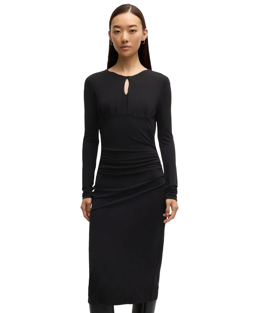 Boss by Hugo Boss Women's Keyhole Neckline Dress