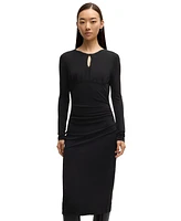 Boss by Hugo Boss Women's Keyhole Neckline Dress