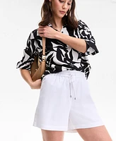 I.n.c. International Concepts Women's Drawstring-Waist Shorts, Exclusively at Macy's