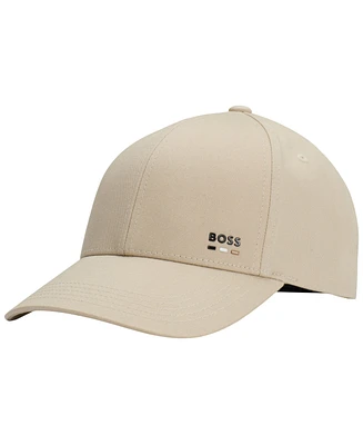 Boss by Hugo Boss Men's Logo Trim Cotton-Twill Cap
