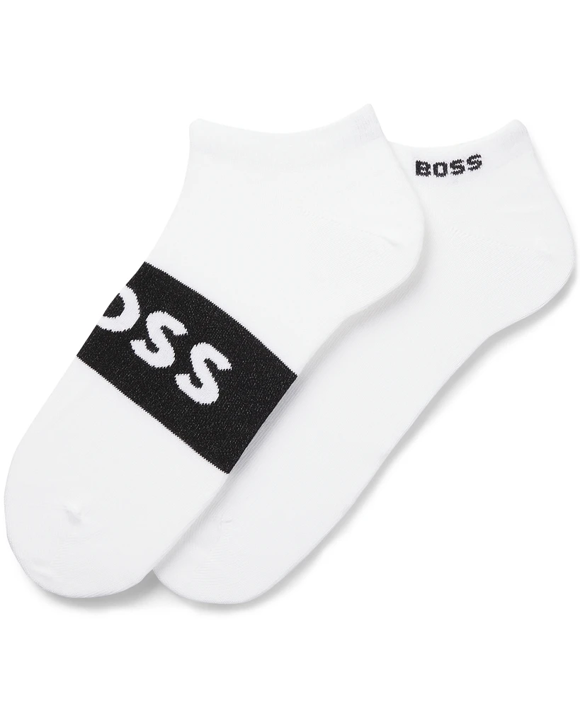 Boss by Hugo Boss Men's Ankle-Length Two-Pack Socks