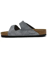 Birkenstock Men's Arizona Suede Leather Soft Footbed Sandals from Finish Line