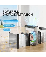 Morento Smart Hepa Air Purifier for Home, Voice & App Contorl, PM2.5 Display, Air Quality Monitor, Up to 1290 Sqft