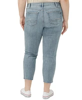 Silver Jeans Co. Plus Suki Straight-Leg Cropped
