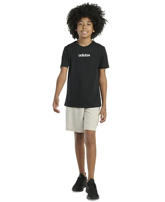 adidas Big Boys Short-Sleeve T-Shirt and Cargo Woven Shorts, 2 Piece Set
