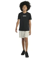 adidas Big Boys Short-Sleeve T-Shirt and Cargo Woven Shorts, 2 Piece Set