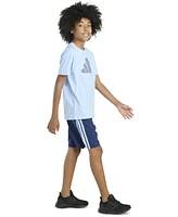 adidas Big Boys 2-Piece Short Sleeve T-Shirt and Woven Shorts Set