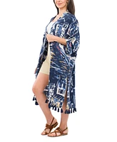 Patricia Nash Women's Tassel Topper Ruana