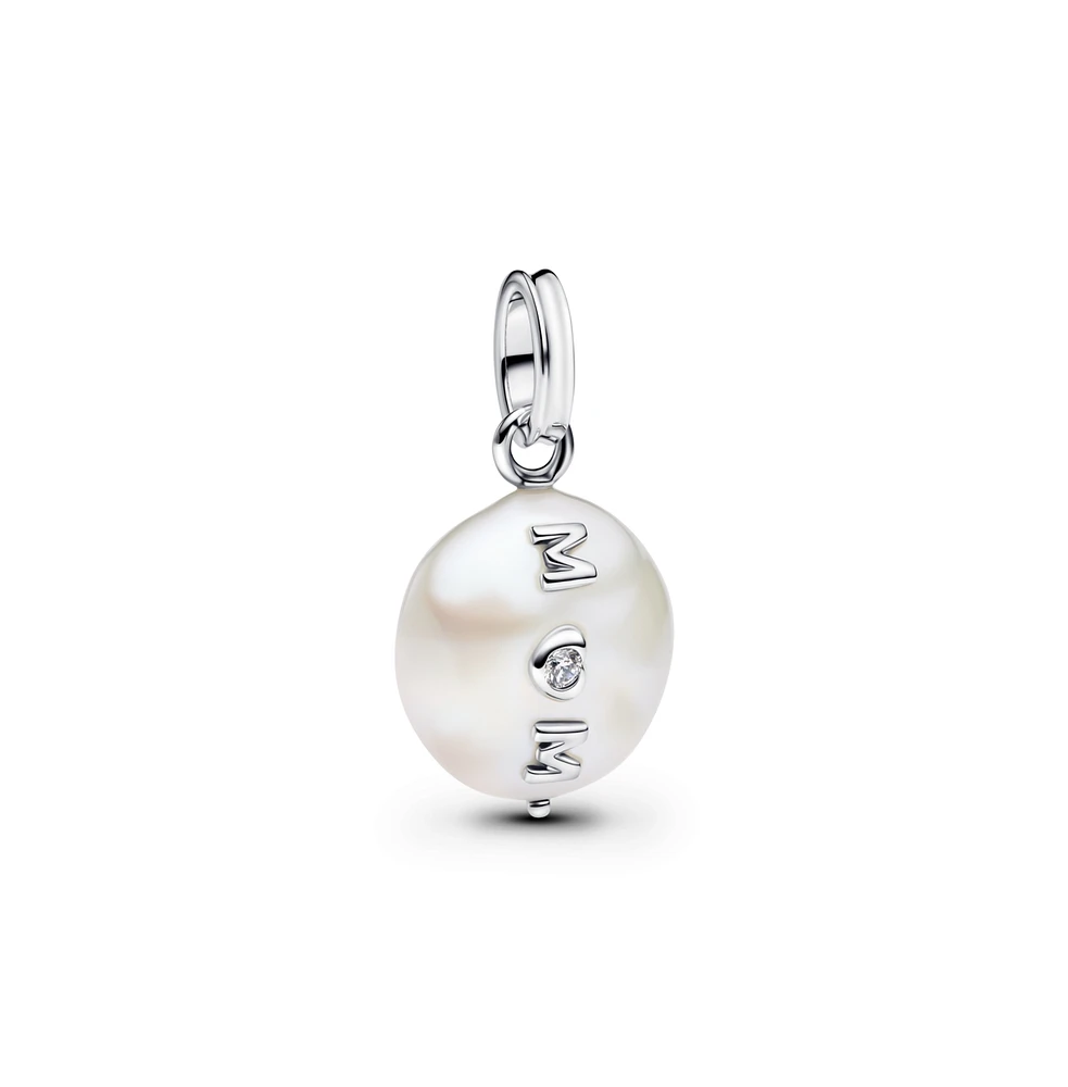 Pandora Treated Freshwater Mom Sterling Silver Dangle Charms