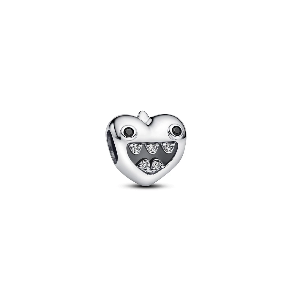 Pandora Mom's Little Monsters Heart Sterling Silver Charms