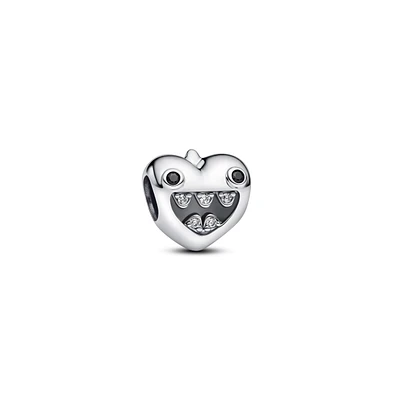 Pandora Mom's Little Monsters Heart Sterling Silver Charms