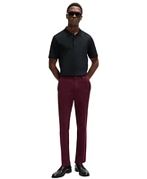 Boss by Hugo Boss Men's Herringbone-Jacquard Polo