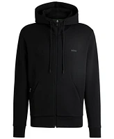 Boss by Hugo Men's Logo Print Zip-Up Hoodie