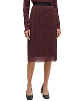 Boss by Hugo Boss Women's Print Slim-Fit Skirt