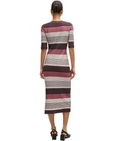 Boss by Hugo Boss Women's Structured-Stripe Dress