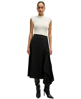 Boss by Hugo Women's Volant Trim Two-Part Dress