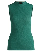 Boss by Hugo Boss Women's Sleeveless Ribbed Top