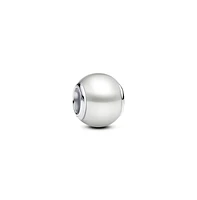 Pandora Round White Lacquered Sterling Silver Charms