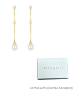 Adornia Gold Freshwater Cultivated Pearl Drop Earrings