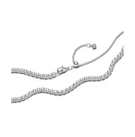 Pandora Sterling Silver Tennis Choker Necklace