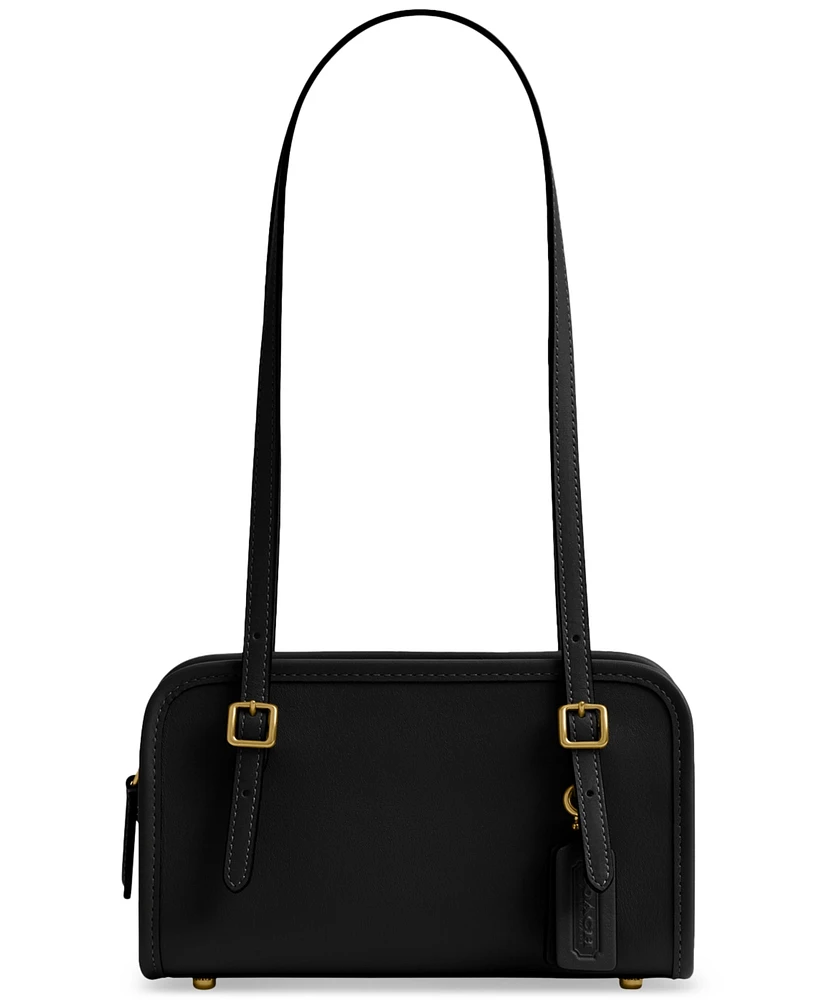 Coach Swing Zip Leather Shoulder Bag 20