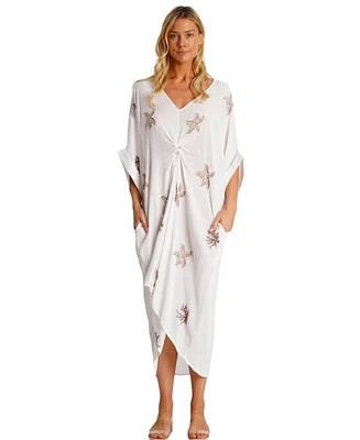 La Moda Clothing Women's Stella Marina Maxi Wrap Cover Up