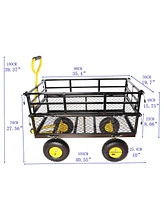 Cart Garden cart trucks make it easier to transport firewood